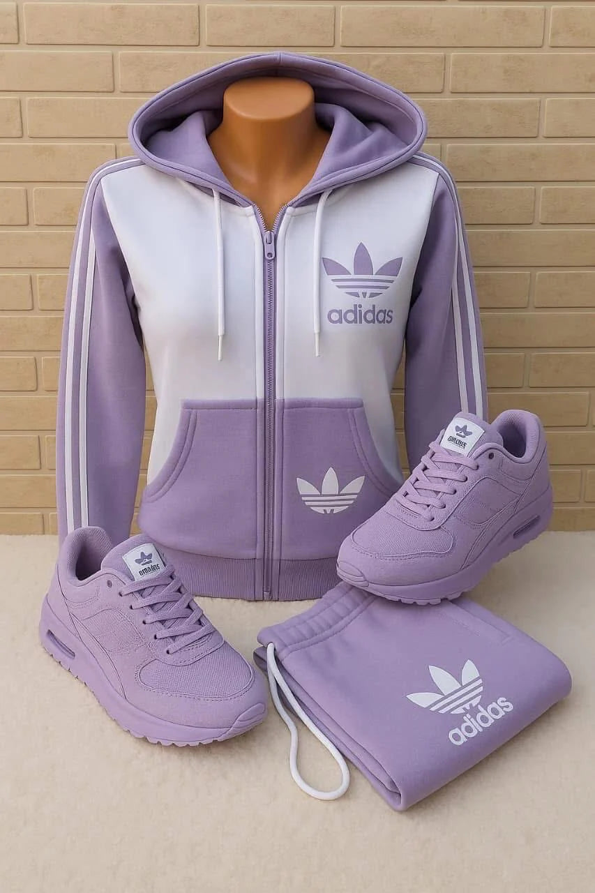 **π₯ The Amazing Purple Tracksuit And Sneakers For You π₯**