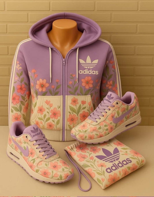 **🔥 The Amazing Purple Tracksuit And Sneakers For You 🔥**