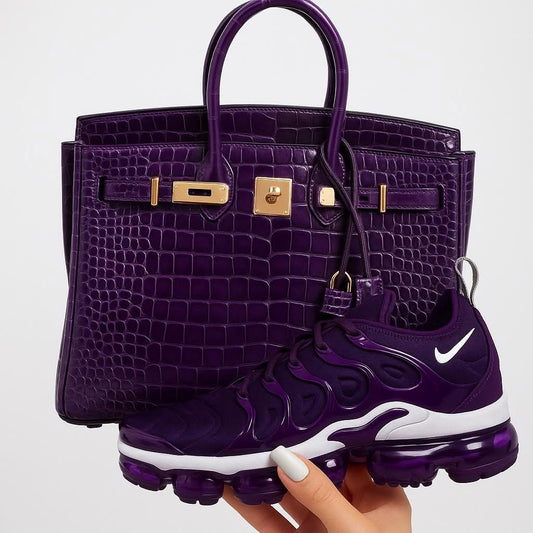 **🔥 The Amazing Customized Vapormax Sneakers " + Matching Shoulder Bag Reign Supreme in Style 🔥**