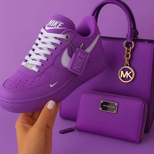**🔥The Customized Air Force Sneaker" + Matching Shoulder Bag – Reign Supreme in Style 🔥**
