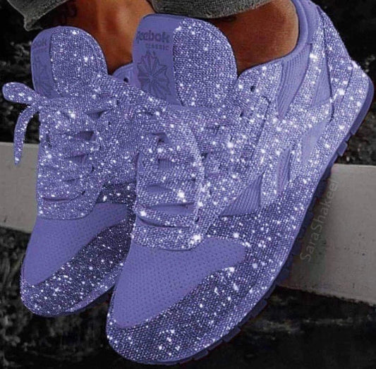 **🔥 The Amazing Purple Customised Sneakers 🔥
