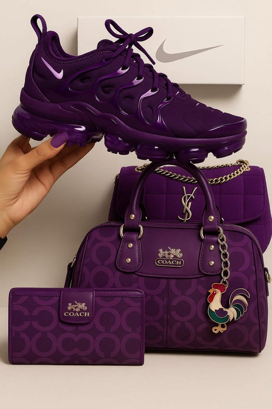 **🔥 The Amazing Customized Vapormax Sneakers " + Matching Shoulder Bag Reign Supreme in Style 🔥**