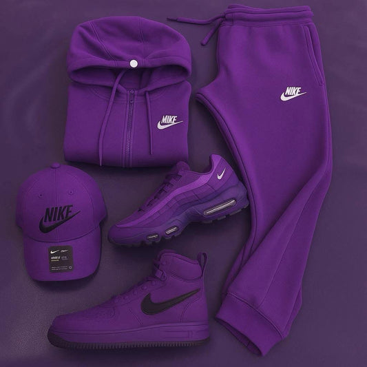 **🔥 The Amazing Purple Tracksuit And Sneakers For You 🔥**
