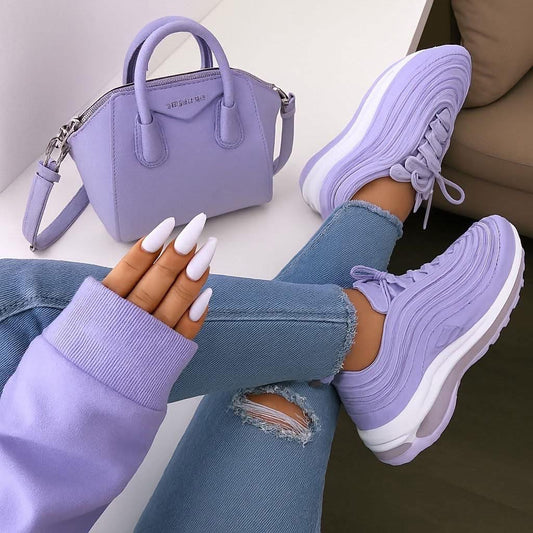 **🔥 Air Max 90 "Purple" + Matching Shoulder Bag Reign Supreme in Style 🔥**