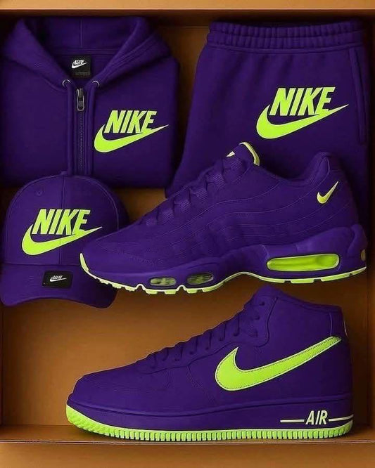 **🔥 The Amazing Purple Tracksuit And Sneakers For You 🔥**